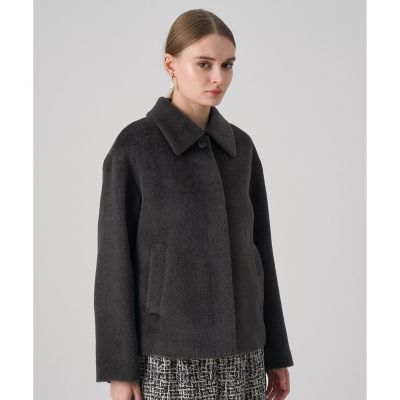 送料無料】アルパカシャギーショートコート | ANAYI/アナイ