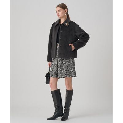 新品 ANAYI アナイ アルパカ フォックスファー ショートコート 送料無料】アルパカシャギーショートコート | ANAYI/アナイ