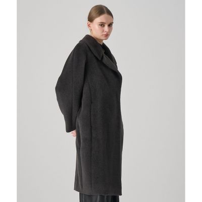 アナイ アルパカシャギーピーコート Pコート ロングコート アルパカ