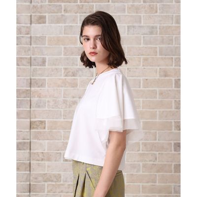 アナイ 袖フレア レース ブラウス　ブルー 38 きれいめ プルオーバー ANAYI 「ANAYI」 長袖ニット 38 ブルー レディース : ZOZOTOWN