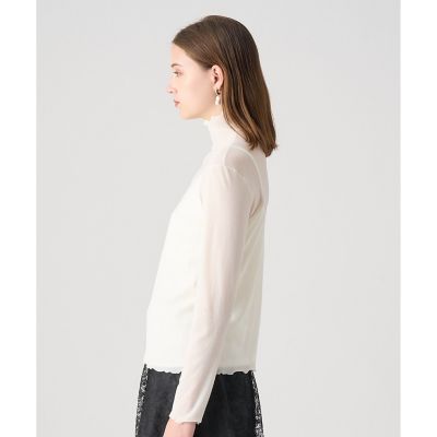 現行品♡定価20900円 ANAYI 38 チュールフロッキー プルオーバー 現行品♡定価20900円 ANAYI 38 チュールフロッキー プルオーバー