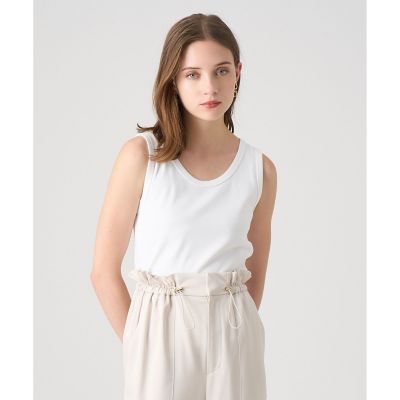 ＜ANAYI＞コットンフライスタンクトップ