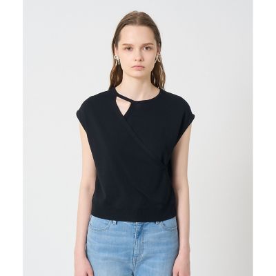 新品☆ ANAYI バイカラーVネックプルオーバー/セオリー、23区、ロペ ディープV ネックレイヤードプルオーバー | allureville (Women