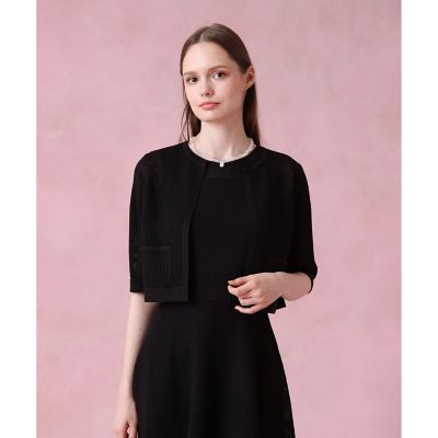 ANAYI/アナイ サマーメッシュショートカーディガン 95ブラック トップス【三越伊勢丹/公式】
