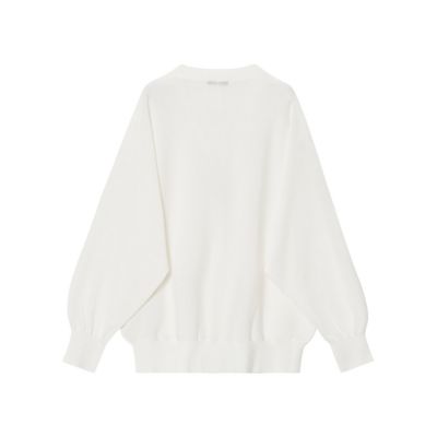 コットンアセテートＶネック　カーディガン