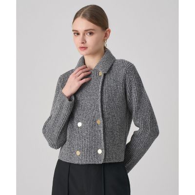 あーや‼️ カラーミックスボクシージャケットカーディガン | ANAYI/アナイ