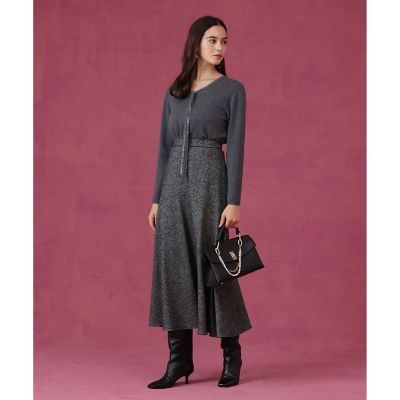 ステップビジューVネックカーディガン | ANAYI/アナイ | 三越伊勢丹