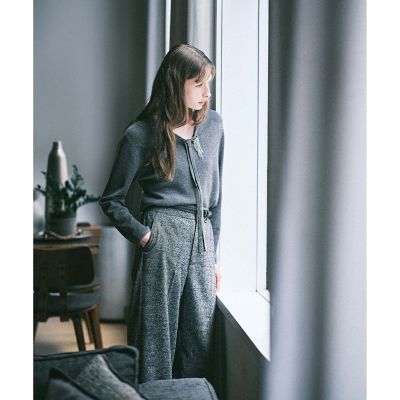 ステップビジューVネックカーディガン | ANAYI/アナイ | 三越伊勢丹