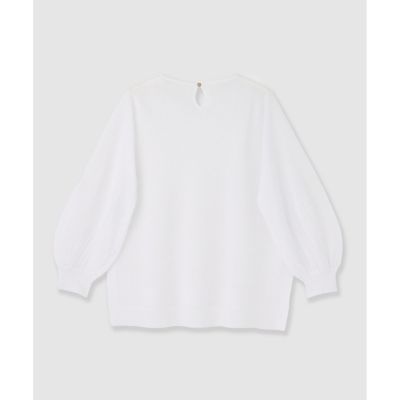 新品タグ付き✨ANAYI シアースリーブギャザー プルオーバー　現行　24SS シアースリーブギャザー プルオーバー|ANAYI OFFICIAL ONLINE