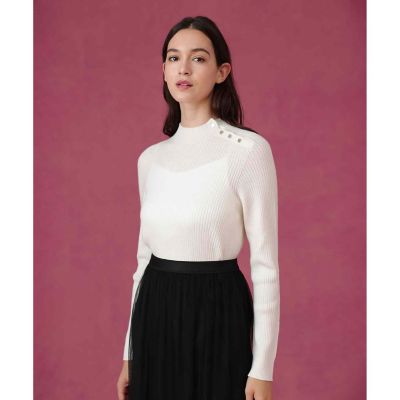 メリノワイドリブハイネック プルオーバー | ANAYI/アナイ