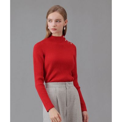 メリノワイドリブハイネック プルオーバー | ANAYI/アナイ | 三越