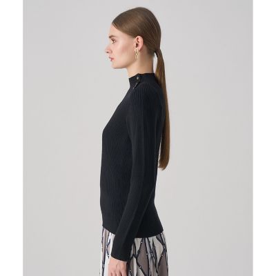 ANAYI リボンヤーンハイネックプルオーバー 38 ハイネックレイヤー プルオーバー | ANAYI/アナイ | 三越伊勢丹