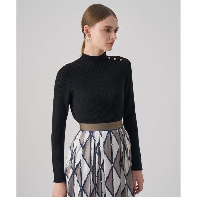 メリノワイドリブハイネック プルオーバー | ANAYI/アナイ