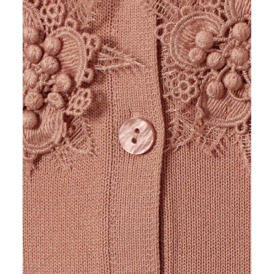 立体フラワーレースV カーディガン | ANAYI/アナイ | 三越