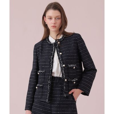 Eternal Line 2026】プレイドツイードノーカラー