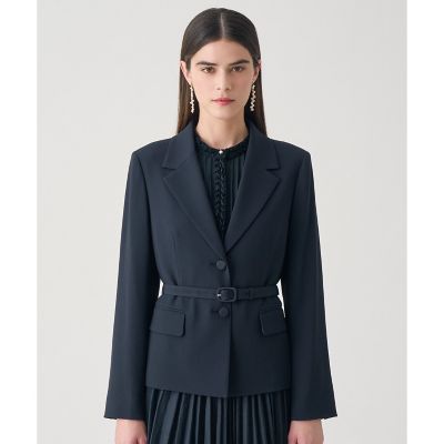 ETRO　ジャケット ブルー系 新品未使用♡ Eternal Line 2026】トリアセジョーゼットベルト付き