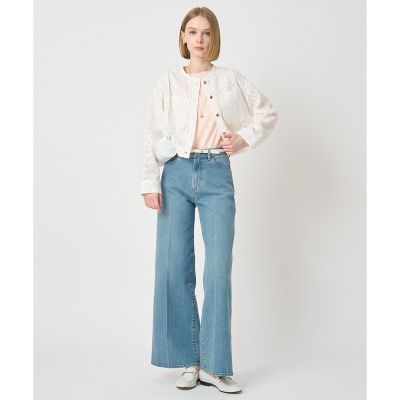 セットアップ対応商品】メッシュレースノーカラーブルゾン | ANAYI