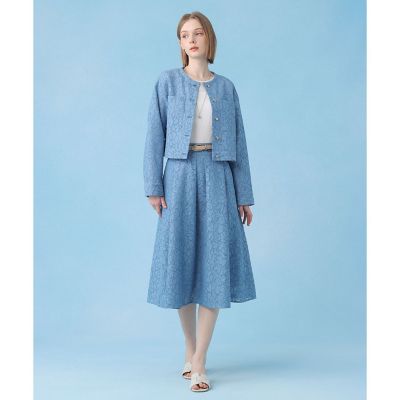 セットアップ対応商品】メッシュレースノーカラーブルゾン | ANAYI