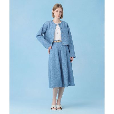 セットアップ対応商品】メッシュレースノーカラーブルゾン | ANAYI
