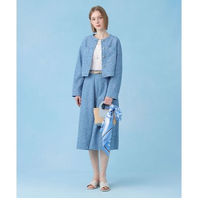 セットアップ対応商品】メッシュレースノーカラーブルゾン | ANAYI