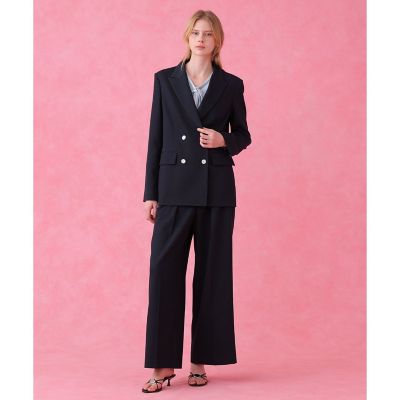 【未使用】完売品✨️アナイ オックス ストレッチ ダブル ジャケット 金ボタン ANAYI（アナイ）の「オックスストレッチダブルジャケット（テーラード