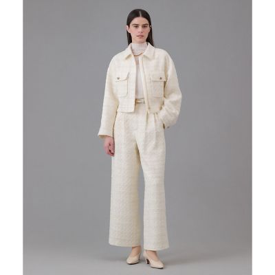 セットアップ対応商品】ヴィシーチェックツイードブルゾン | ANAYI