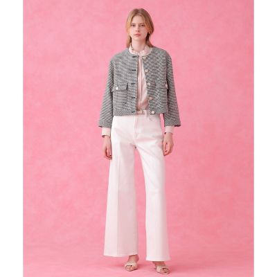 セットアップ対応商品】ドビーツイードノーカラーブルゾン | ANAYI