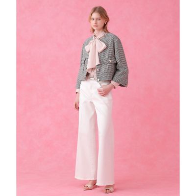セットアップ対応商品】ドビーツイードノーカラーブルゾン | ANAYI