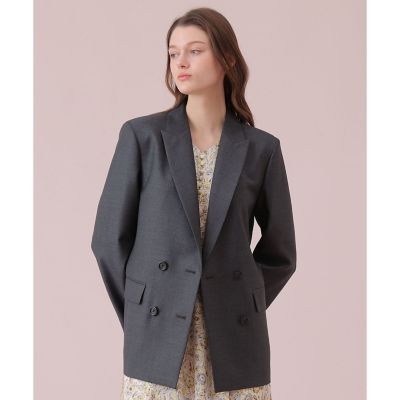 セットアップ対応商品】ウールツイルダブルジャケット | ANAYI/アナイ