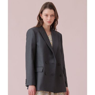 セットアップ対応商品】ウールツイルダブルジャケット | ANAYI/アナイ