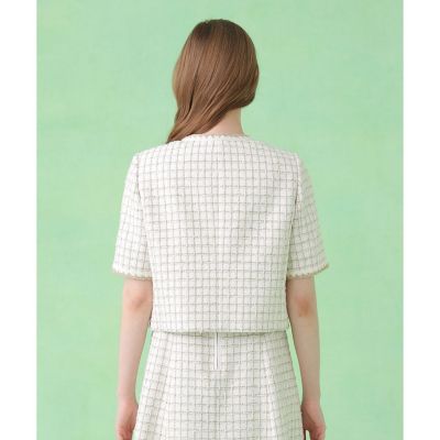 カラミツイードチェック ジャケット〈セットアップ対応商品〉 | ANAYI