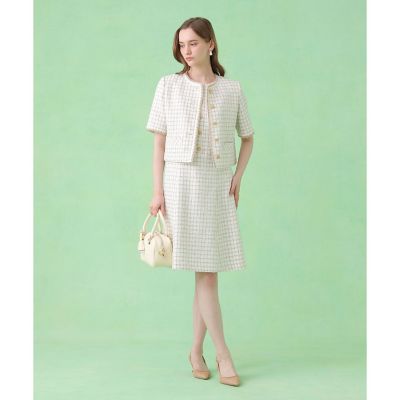 カラミツイードチェック ジャケット〈セットアップ対応商品〉 | ANAYI