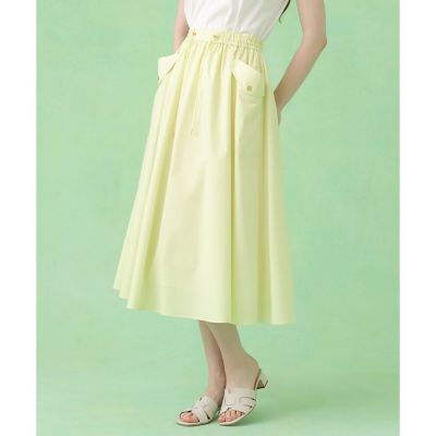2WAYストレッチギャザー スカート〈セットアップ対応商品