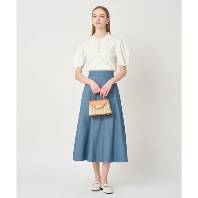 セットアップ対応商品】オックスストレッチフレア スカート | ANAYI