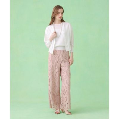リーフコード刺繍ワイドパンツ〈セットアップ対応商品〉 | ANAYI