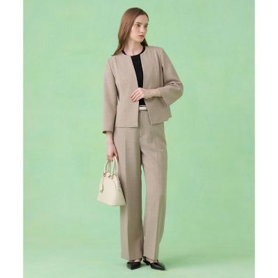カラミリネンライクワイドパンツ〈セットアップ対応商品〉 | ANAYI
