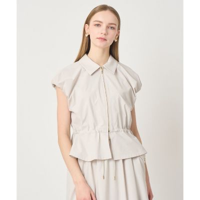 2WAYストレッチ衿付き ブラウス〈セットアップ対応商品〉 | ANAYI