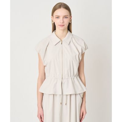 2WAYストレッチ衿付き ブラウス〈セットアップ対応商品〉 | ANAYI
