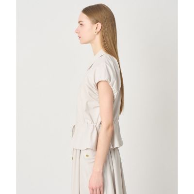 2WAYストレッチ衿付き ブラウス〈セットアップ対応商品〉 | ANAYI