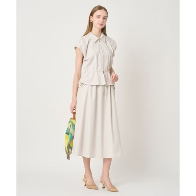 2WAYストレッチ衿付き ブラウス〈セットアップ対応商品〉 | ANAYI