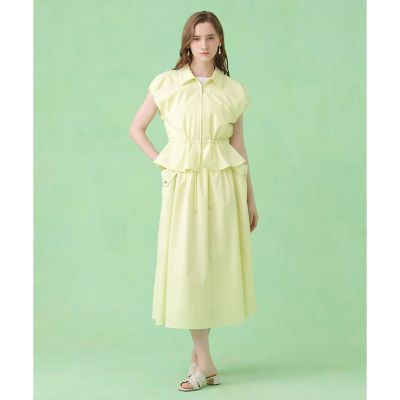 2WAYストレッチ衿付き ブラウス〈セットアップ対応商品〉 | ANAYI