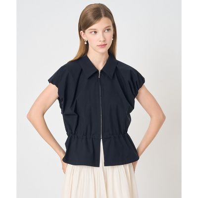 2WAYストレッチ衿付き ブラウス〈セットアップ対応商品〉 | ANAYI