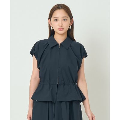 2WAYストレッチ衿付き ブラウス〈セットアップ対応商品〉 | ANAYI