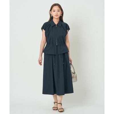 2WAYストレッチ衿付き ブラウス〈セットアップ対応商品〉 | ANAYI