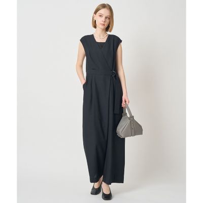 タグ付 定価3.9万 ANAYI オールインワン 38 ネイビー 日本製 美品 タグ