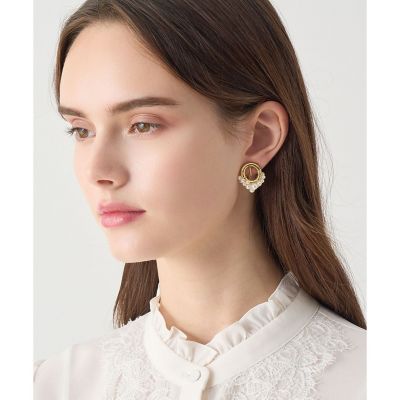 アコヤパール フローティング ピアス PE40KPE | Hirotaka