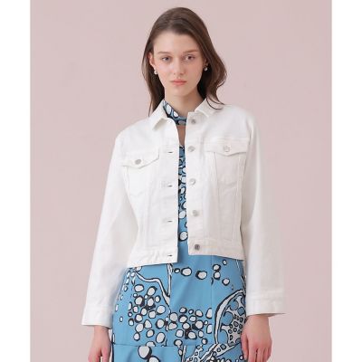 ストレッチデニムペプラム ジャケット | ANAYI/アナイ | 三越伊勢丹