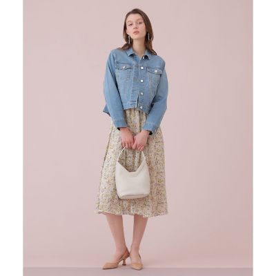 ストレッチデニムペプラム ジャケット | ANAYI/アナイ | 三越伊勢丹