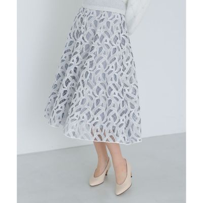 カスカータチュール切り替えフレア スカート | ANAYI/アナイ | 三越