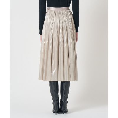 【178】アナイ　ラメプリーツ スカート　A セミシャイニーラメプリーツ スカート | ANAYI/アナイ | 三越伊勢丹